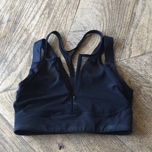Lululemon Sports Bra with Zip Overlay
